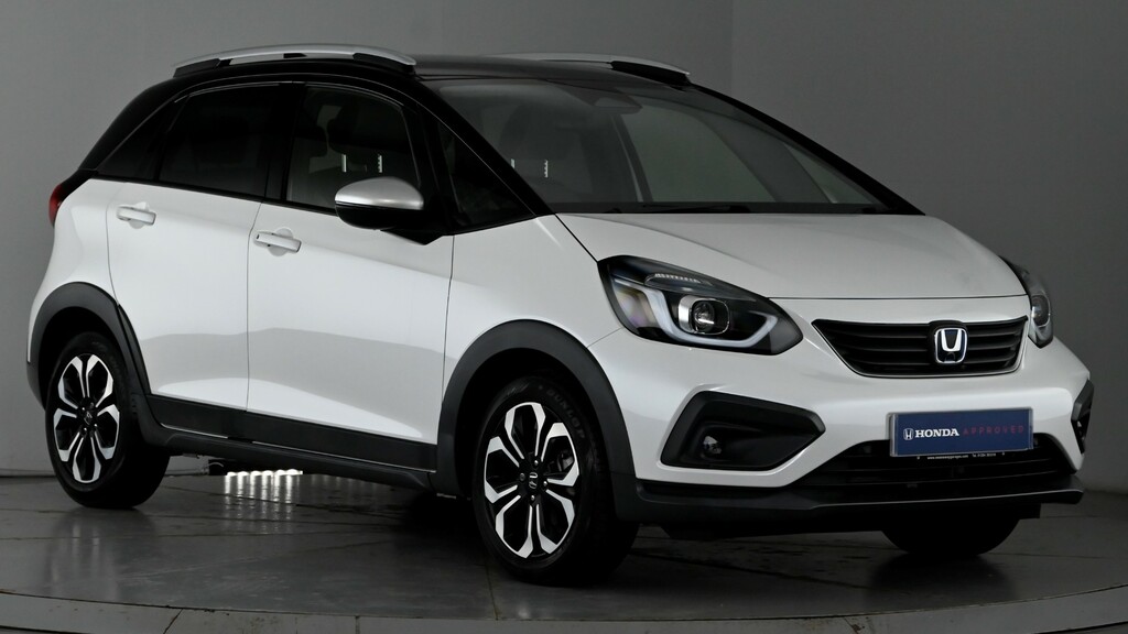 Honda Jazz 1.5 H I-mmd Crosstar Ex Hatchback Hybri White