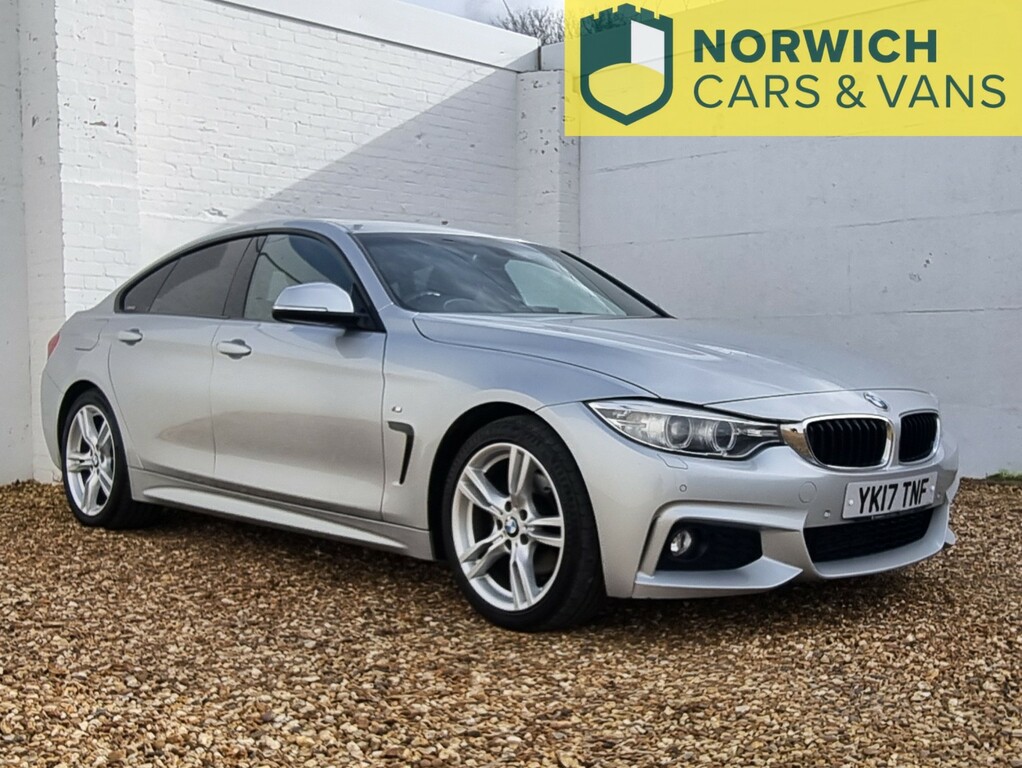 BMW 4 Series Gran Coupe 2.0 420D M Sport Gran Coupe 2017 Silver