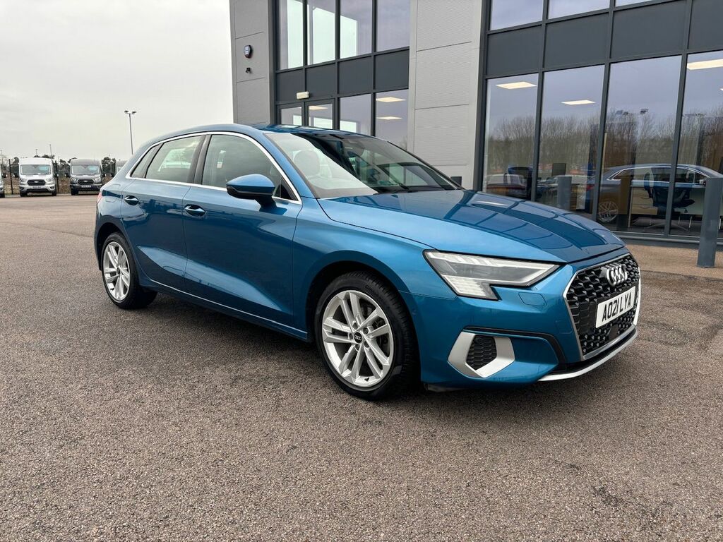 Audi A3 1.5 Tfsi 35 Sport Sportback S Tronic 150Ps High Sp Blue