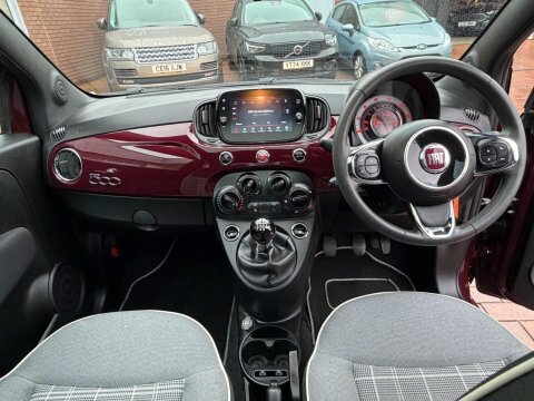Fiat 500 1.0 Mhev Lounge WN21UOM Red #3