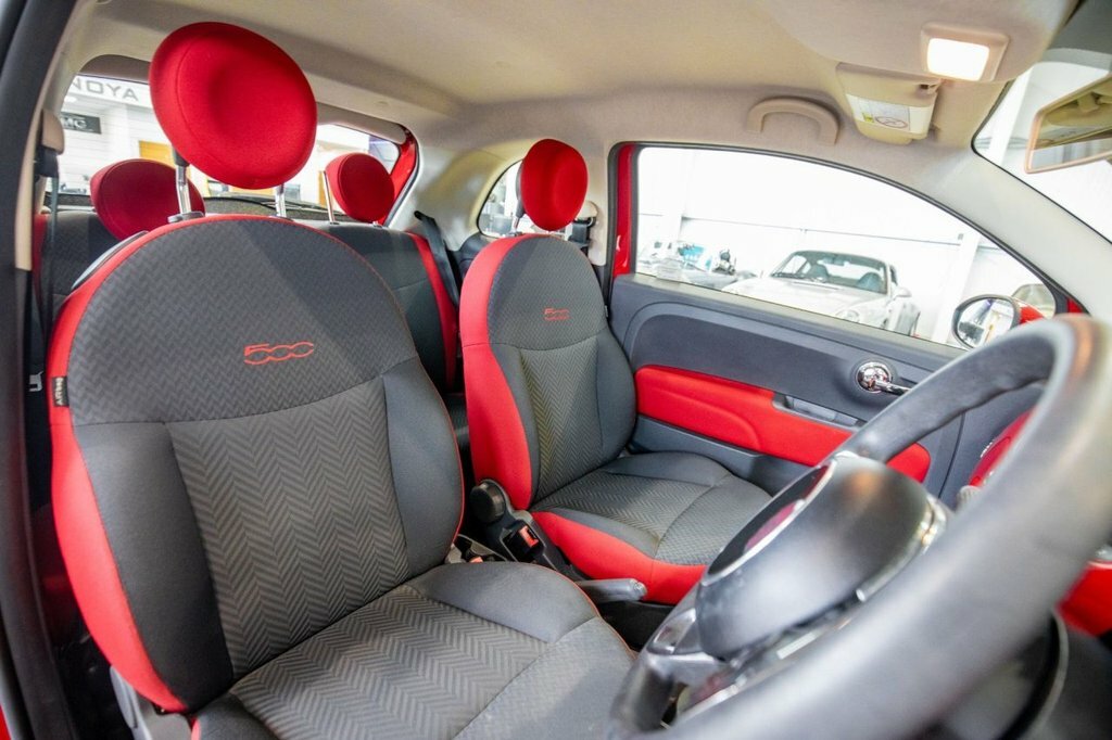 Fiat 500 1.2L Pop Star EK66WXO Red #2