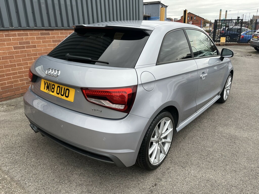 Audi A1 1.4 Tfsi S Line 2018 YM18OUO Silver #3
