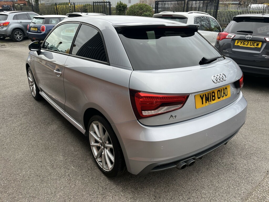 Audi A1 1.4 Tfsi S Line 2018 YM18OUO Silver #5