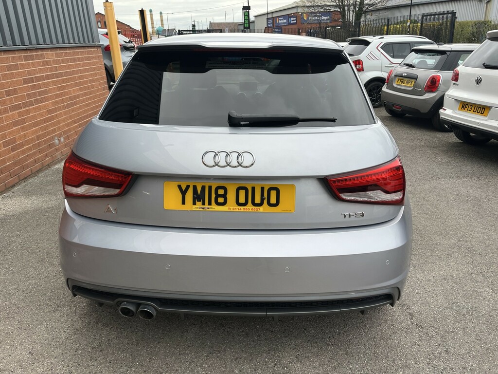 Audi A1 1.4 Tfsi S Line 2018 YM18OUO Silver #4
