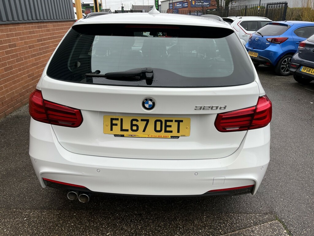 BMW 3 Series 2.0 320D M Sport Touring 2017 FL67OET White #4