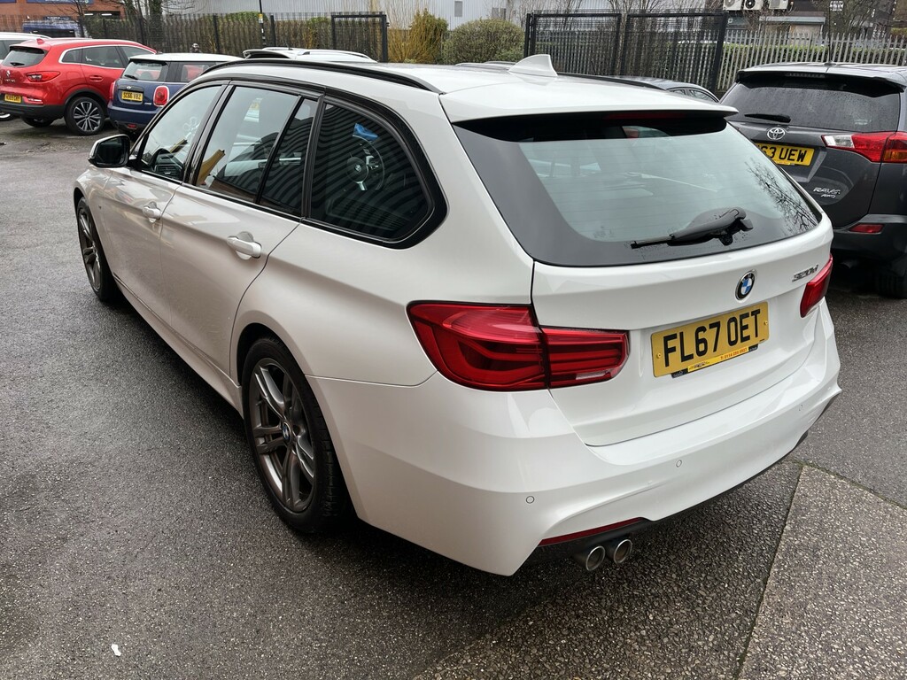 BMW 3 Series 2.0 320D M Sport Touring 2017 FL67OET White #5