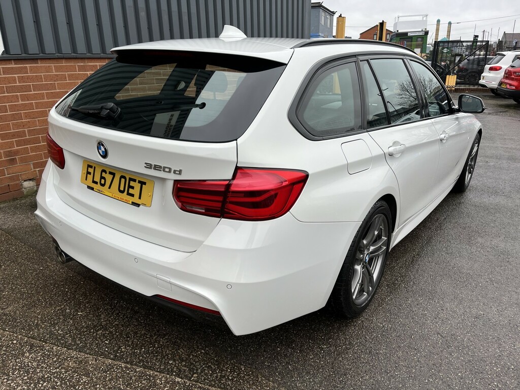 BMW 3 Series 2.0 320D M Sport Touring 2017 FL67OET White #3