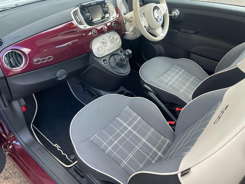 Fiat 500 Twinair Lounge Red #6