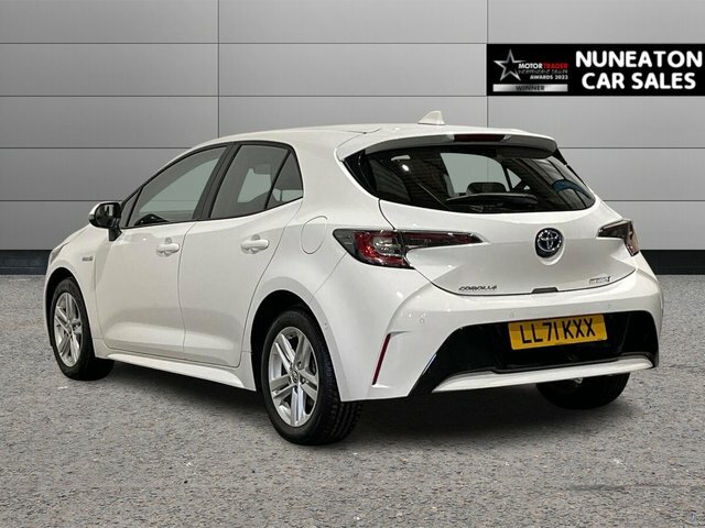 Toyota Corolla 1.8 Vvt-h Gpf Icon Tech Hatchback Hybri LL71KXX White #5