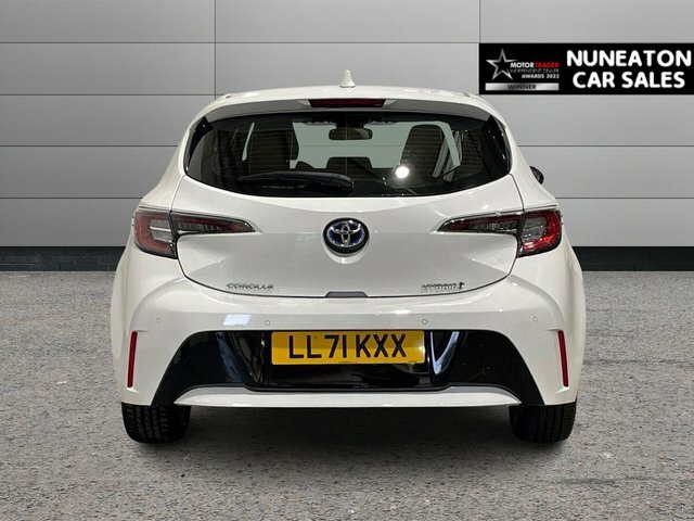 Toyota Corolla 1.8 Vvt-h Gpf Icon Tech Hatchback Hybri LL71KXX White #4