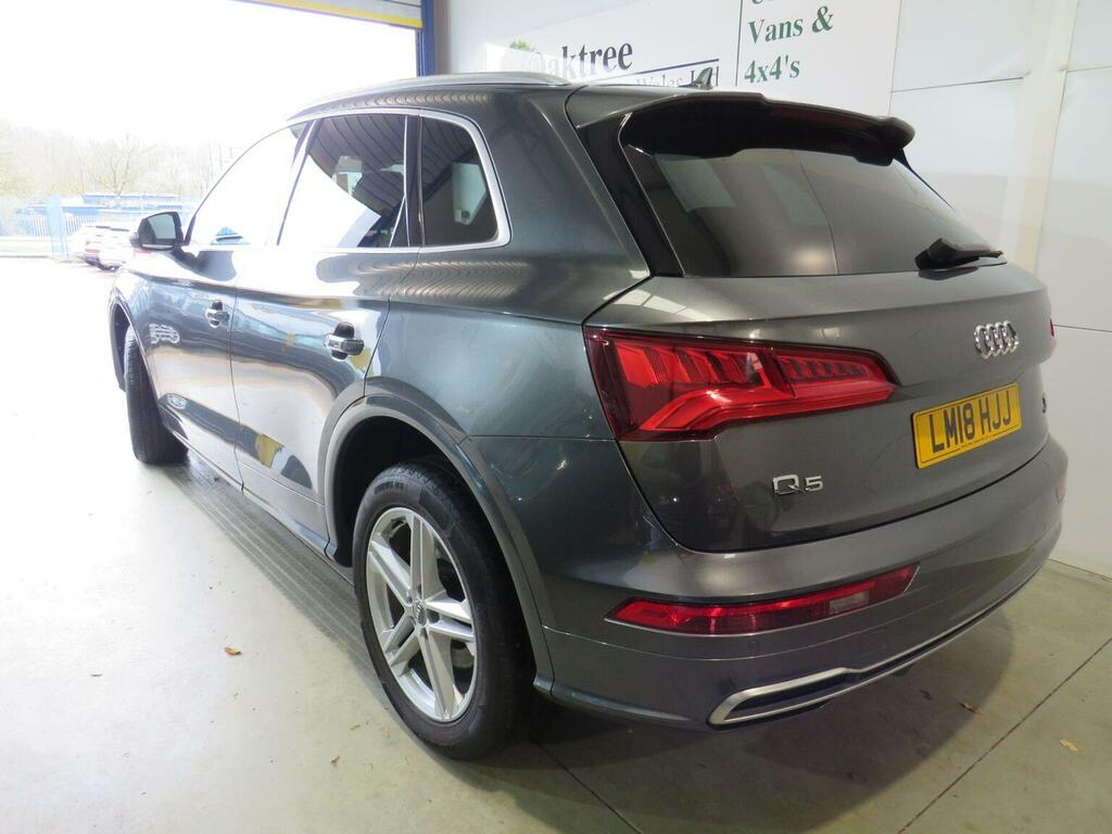 Audi Q5 2.0 Tdi S Line S Tronic Quattro Euro 6 Ss LM18HJJ Grey #4