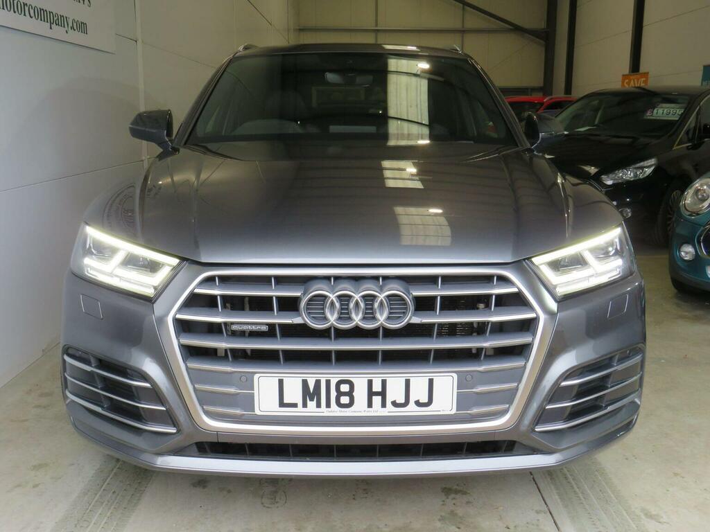 Audi Q5 2.0 Tdi S Line S Tronic Quattro Euro 6 Ss LM18HJJ Grey #2