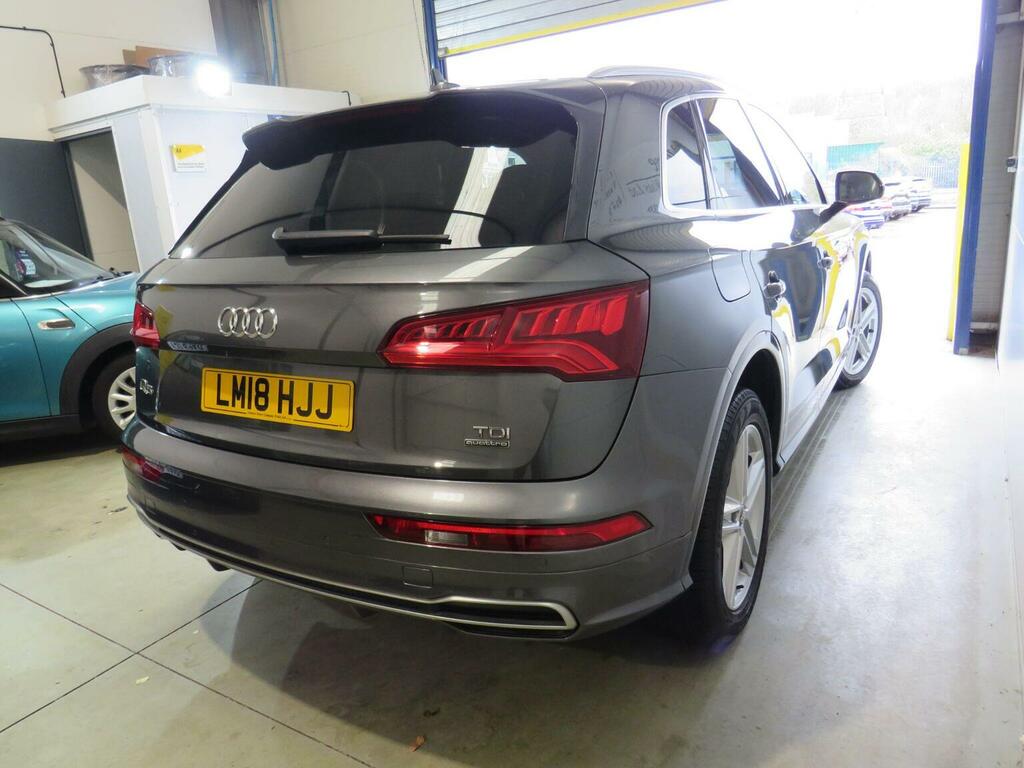 Audi Q5 2.0 Tdi S Line S Tronic Quattro Euro 6 Ss LM18HJJ Grey #6