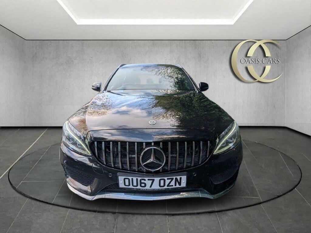 Mercedes-Benz C Class Estate 2.1 C220d Amg Line G-tronic Euro 6 Ss 5 OU67OZN Black #4