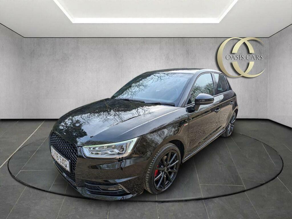 Audi A1 Hatchback 1.4 Tfsi S Line Sportback S Tronic Euro LY18SXG Black #4