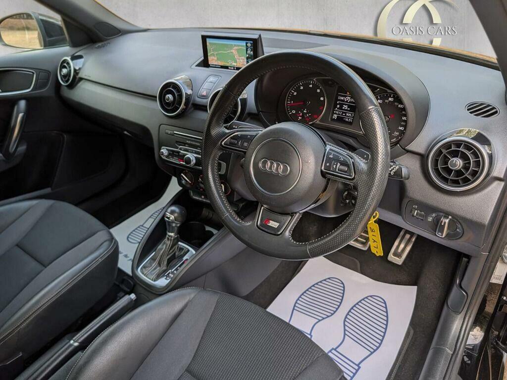 Audi A1 Hatchback 1.4 Tfsi S Line Sportback S Tronic Euro LY18SXG Black #3