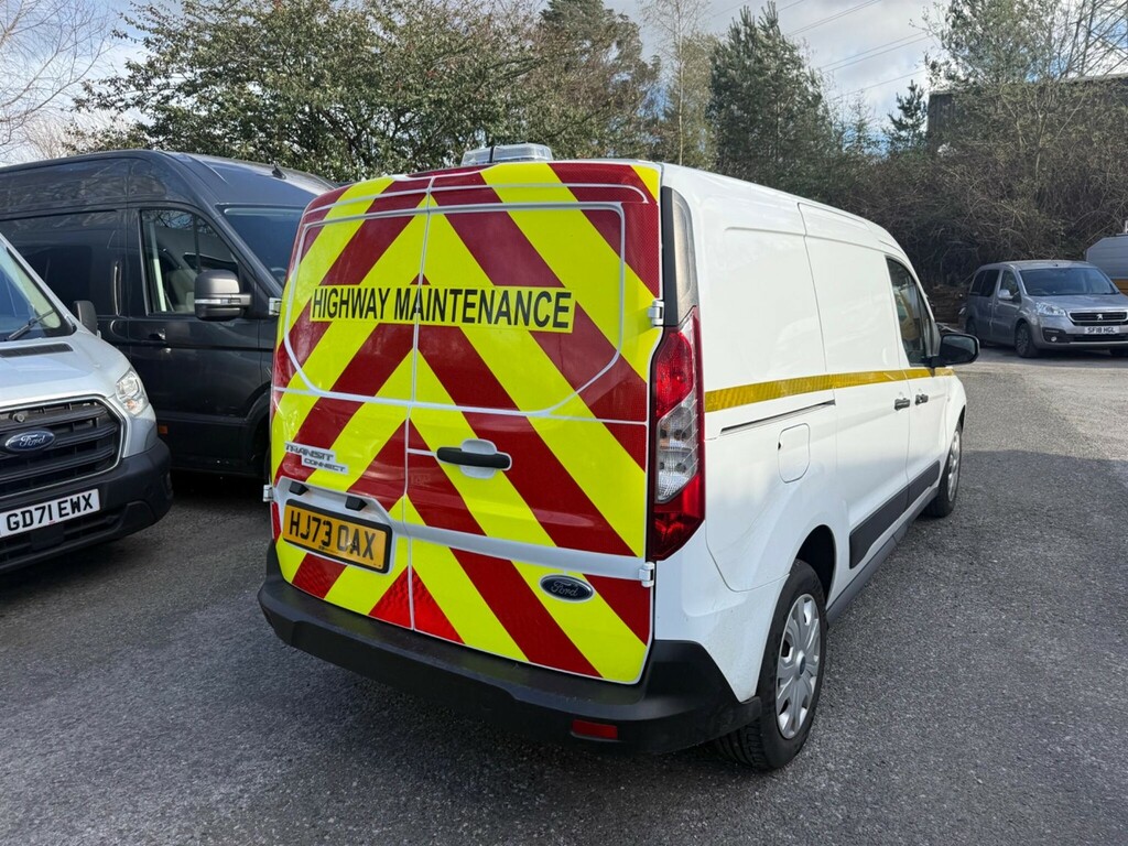 Ford Transit Connect Mpv HJ73OAX White #6
