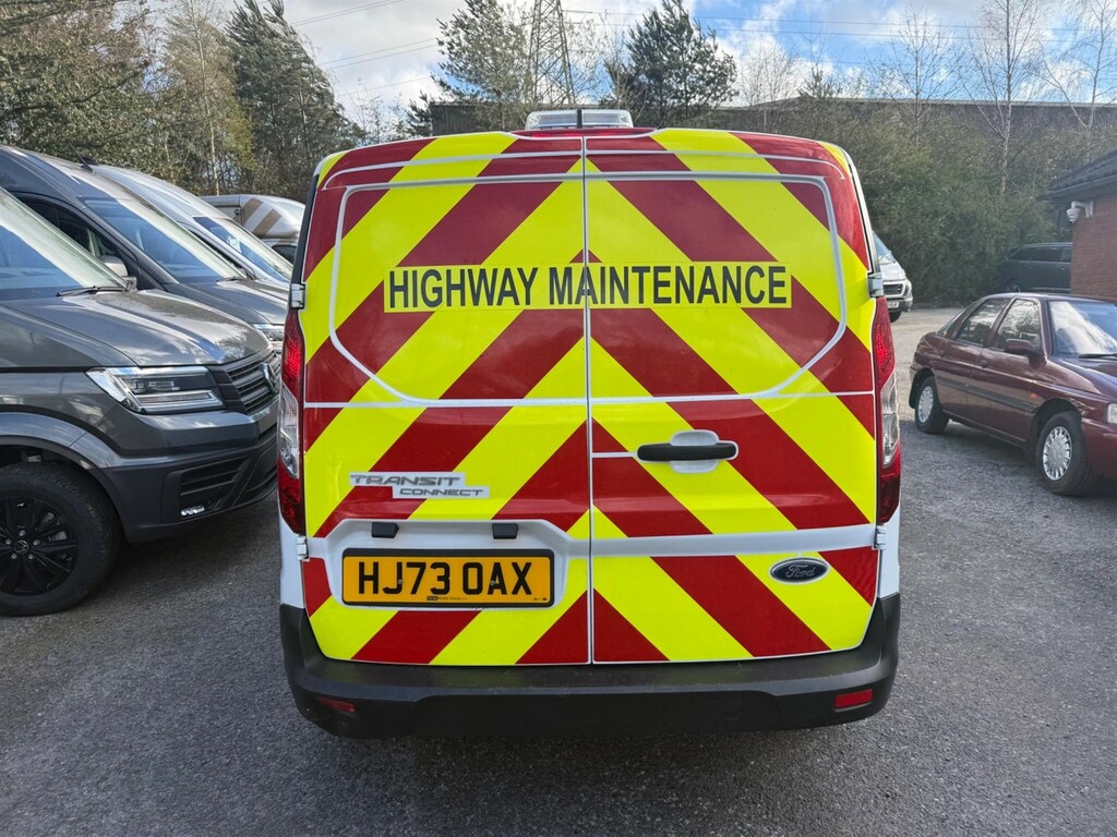 Ford Transit Connect Mpv HJ73OAX White #5