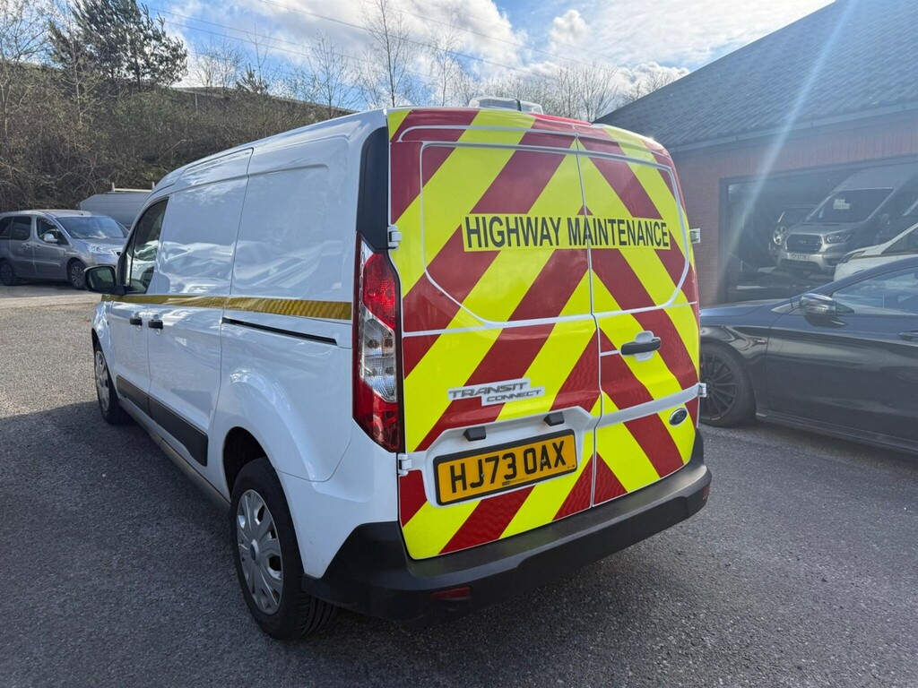 Ford Transit Connect Mpv HJ73OAX White #4