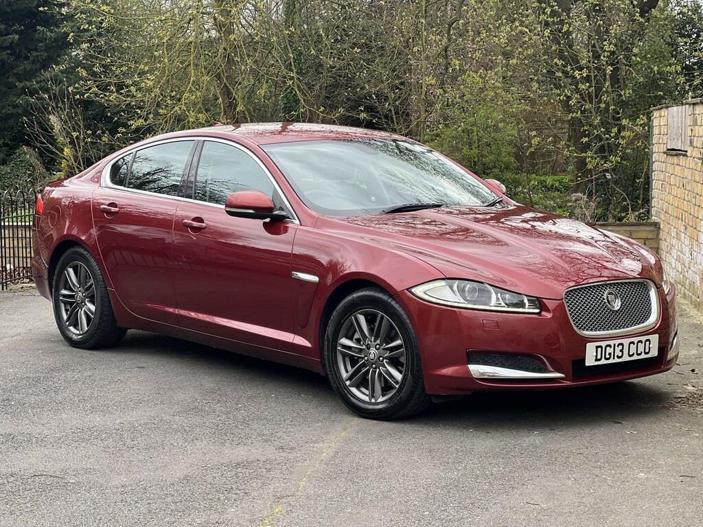 Jaguar XF Saloon 2.2 D Luxury 2013 DG13CCO Red #2