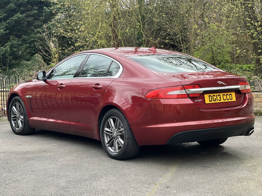 Jaguar XF Saloon 2.2 D Luxury 2013 DG13CCO Red #4