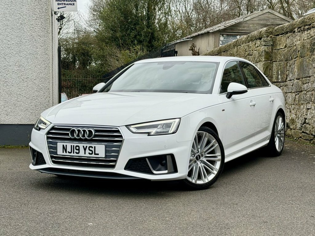 Audi A4 2L S Line NJ19YSL White #4