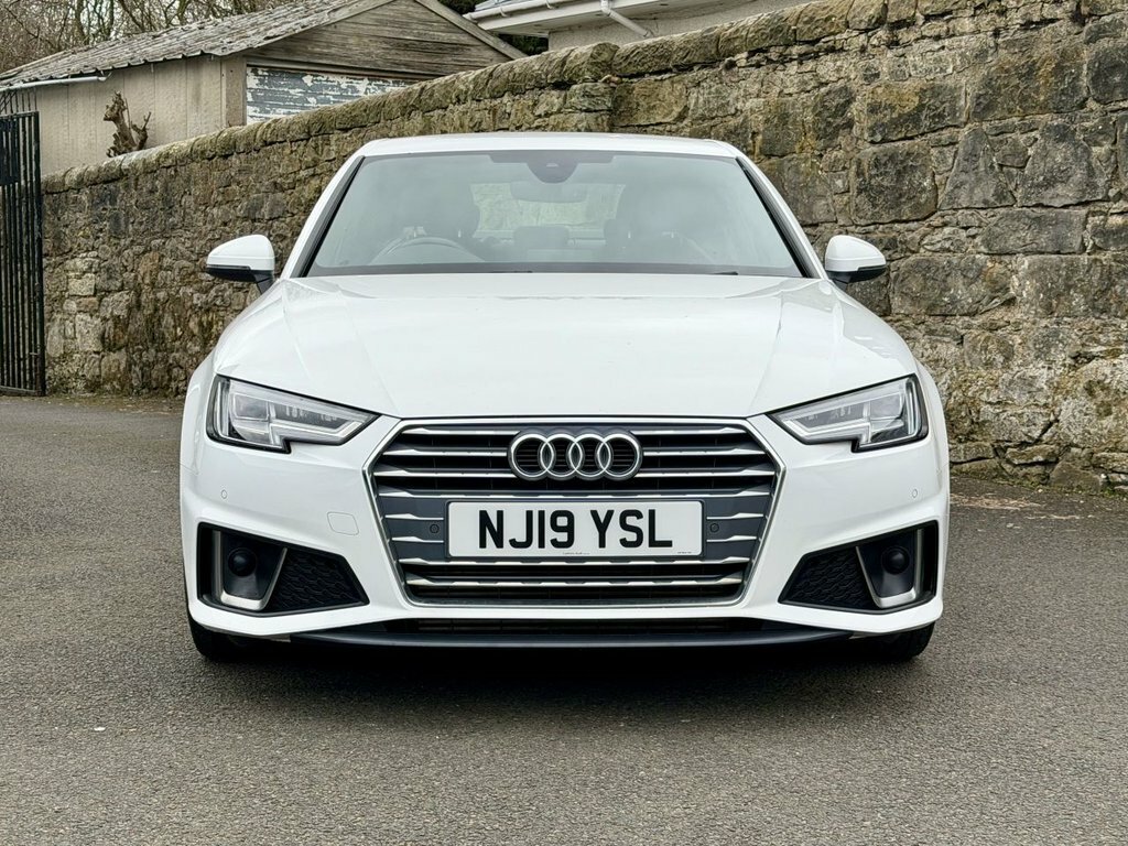 Audi A4 2L S Line NJ19YSL White #3