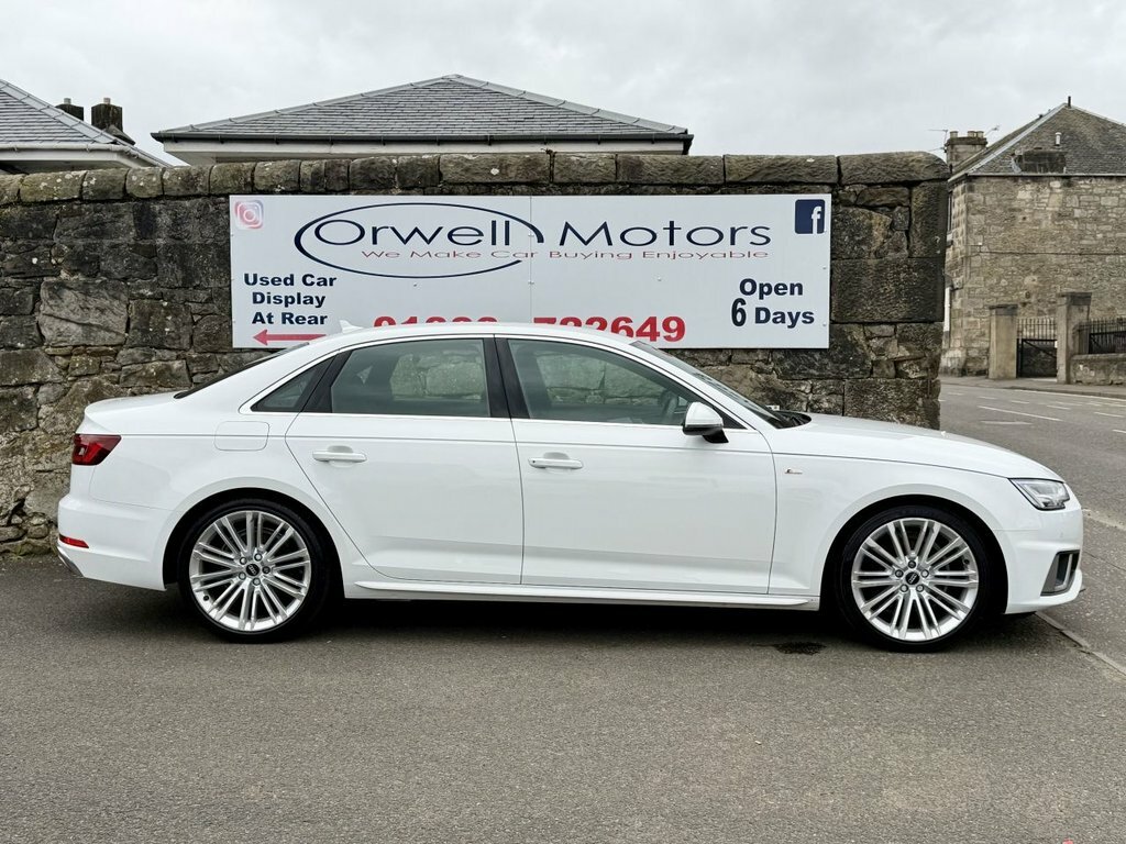 Audi A4 2L S Line NJ19YSL White #2