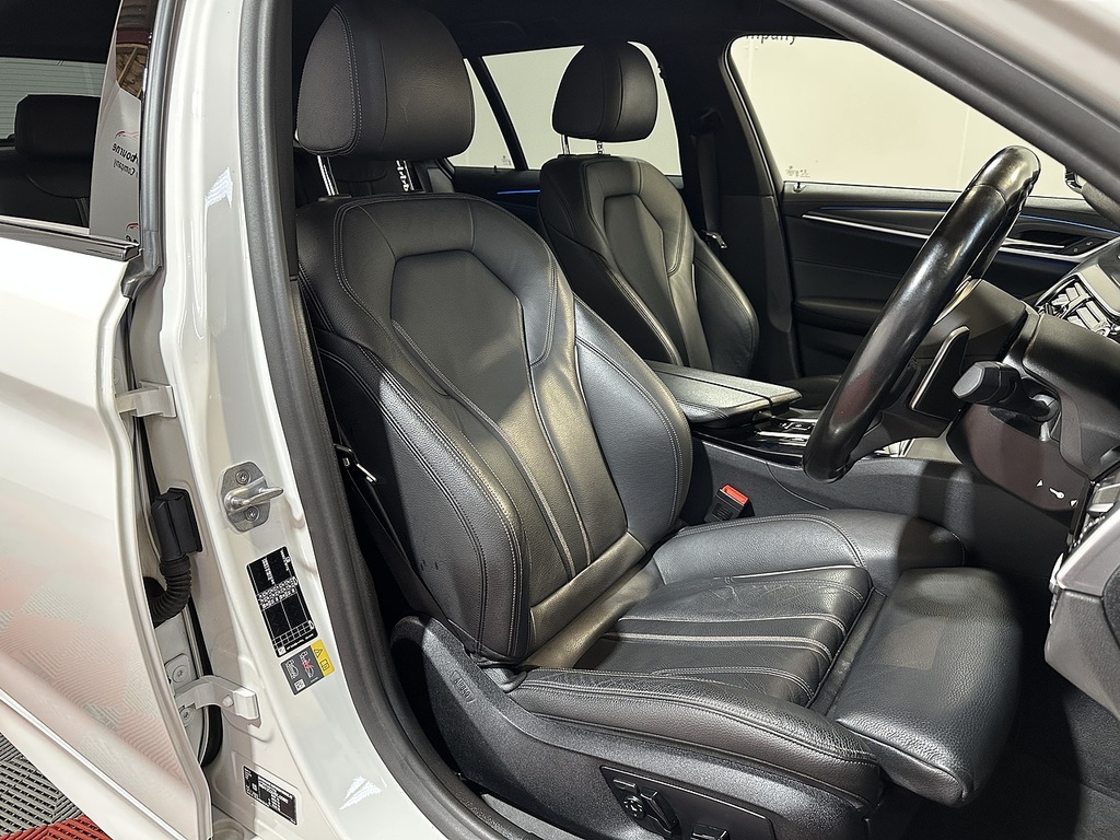 BMW 5 Series 530E M Sport YE71SDO White #6