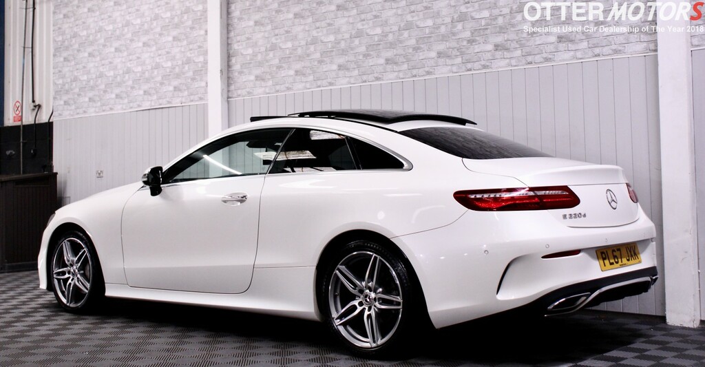 Mercedes-Benz E Class Coupe 2.0 E220d Amg Line - Ulez Compliant PL67JXK White #6