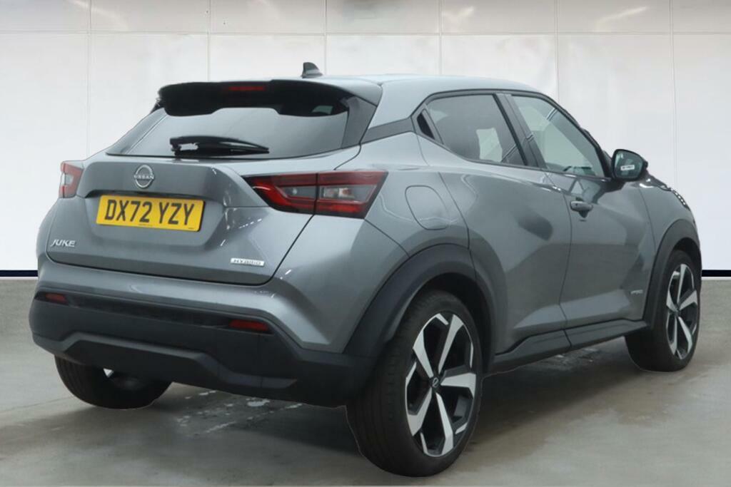 Nissan Juke 1.6 Tekna Suv Hybrid Euro 6 143 P DX72YZY Grey #4