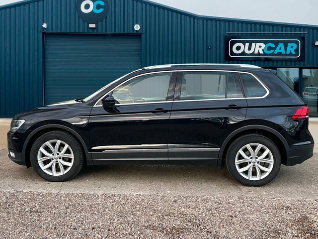 Volkswagen Tiguan 2017 2.0 Tdi Se Navigation Suv Dsg Euro ST67ZNW Black #6