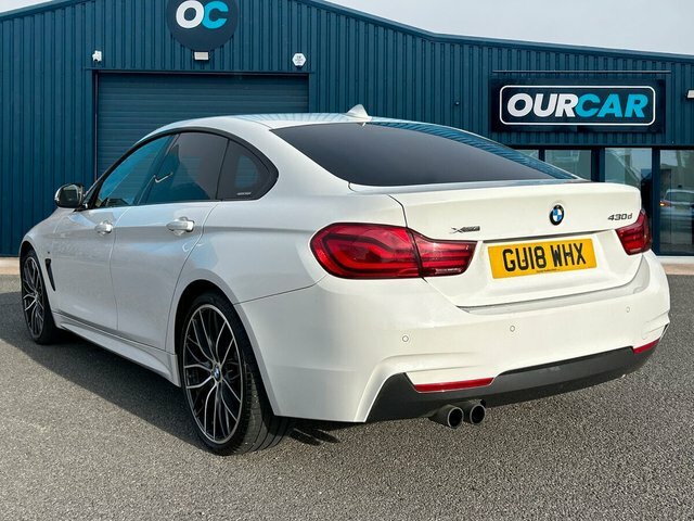 BMW 4 Series Gran Coupe 2018 3.0 430D M Sport Hatchback Xd GU18WHX White #5