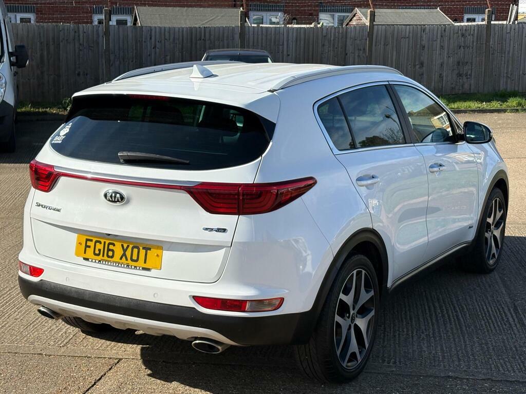 Kia Sportage 2.0 Crdi Gt-line Awd Euro 6 FG16XOT White #3