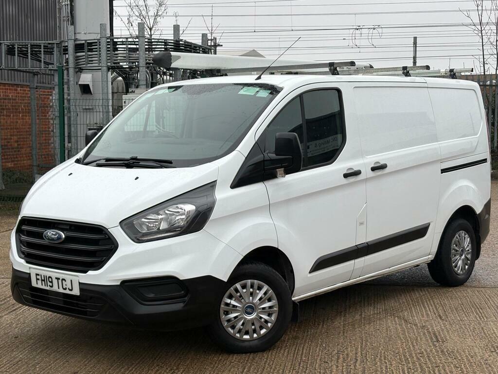Ford Transit Custom 2.0 300 Ecoblue L1 H1 Euro 6 FH19TCJ White #2