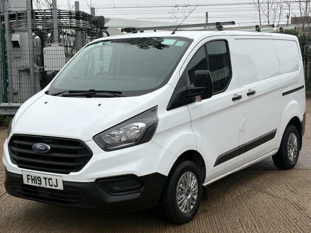 Ford Transit Custom 2.0 300 Ecoblue L1 H1 Euro 6 FH19TCJ White #4