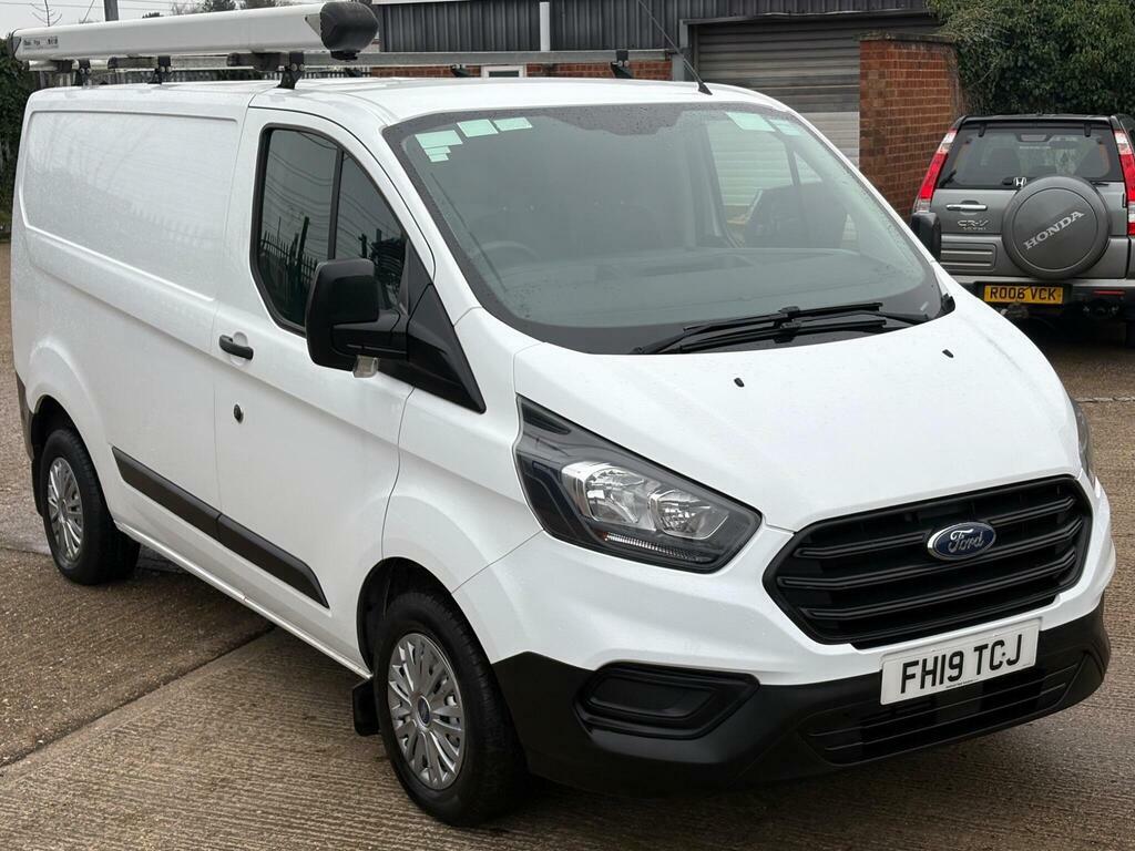 Ford Transit Custom 2.0 300 Ecoblue L1 H1 Euro 6 FH19TCJ White #6