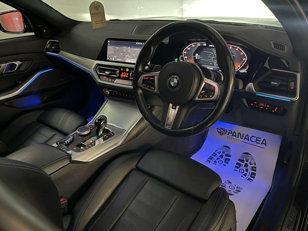 BMW 3 Series M340d Xdrive Black #2