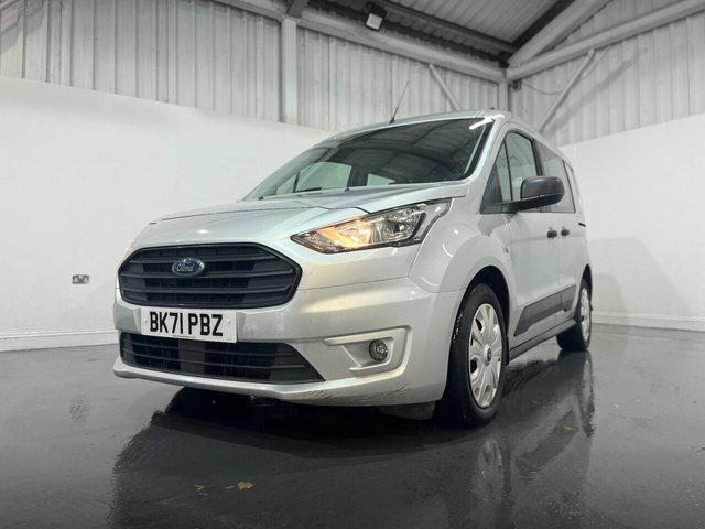 Ford Transit Connect 1.5 220 Ecoblue Trend Crew Van Double Cab 6Dr Dies BK71PBZ Silver #4