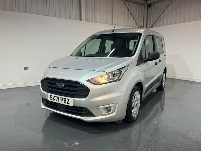 Ford Transit Connect 1.5 220 Ecoblue Trend Crew Van Double Cab 6Dr Dies BK71PBZ Silver #3