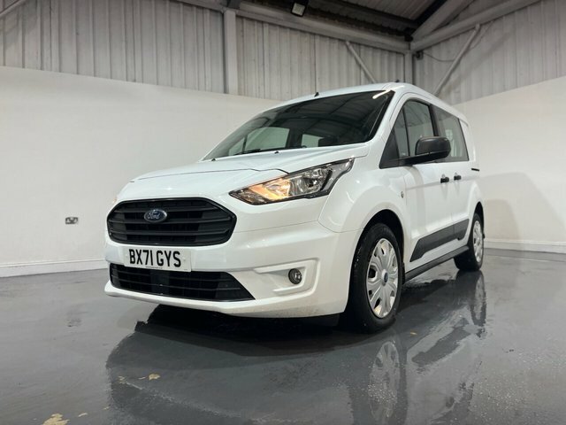 Ford Transit Connect 1.5 220 Ecoblue Trend Crew Van Double Cab 6Dr Dies BX71GYS White #5