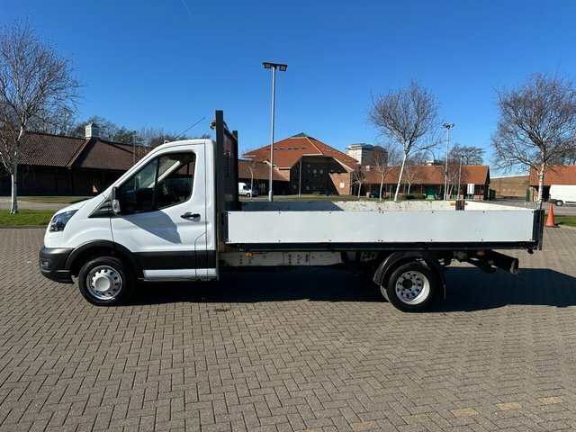 Ford Transit Custom 2.0 350 Ecoblue Leader Dropside WN73DKK White #4