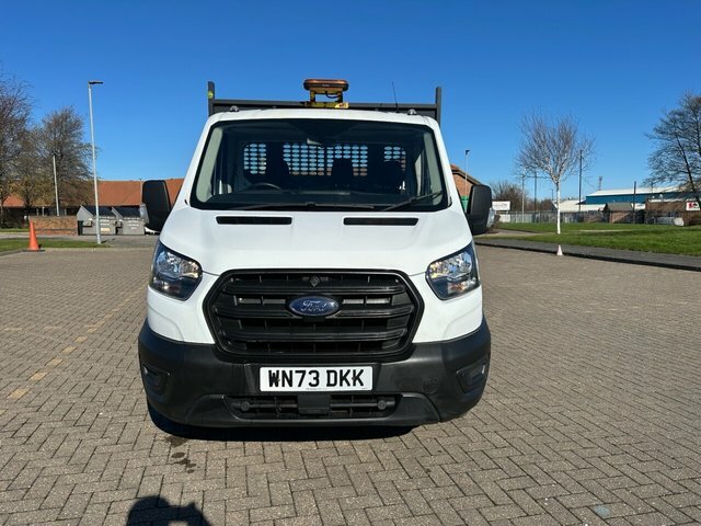 Ford Transit Custom 2.0 350 Ecoblue Leader Dropside WN73DKK White #2