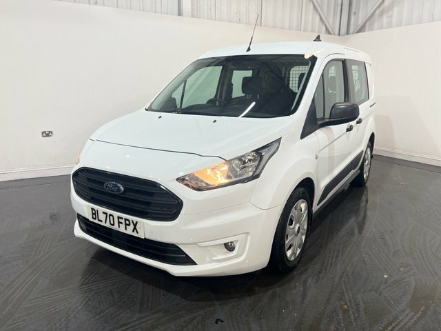 Ford Transit Connect 1.5 220 Ecoblue Trend Crew Van Double Cab 6Dr Dies BL70FPX White #3