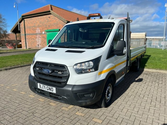 Ford Transit Custom 2.0 350 Ecoblue Hd Leader Dropside Manu BJ71GNO White #3
