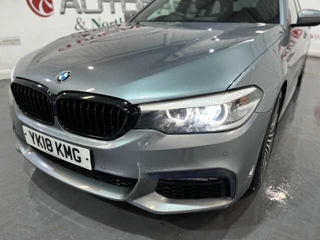 BMW 5 Series 2.0 520D M Sport Touring Euro 6 S YK18KMG Blue #5