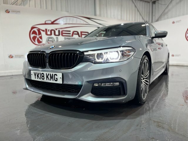 BMW 5 Series 2.0 520D M Sport Touring Euro 6 S YK18KMG Blue #4