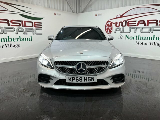 Mercedes-Benz C Class 2.0 C220d Amg Line Premium Saloon G-t KP68HGN Silver #2