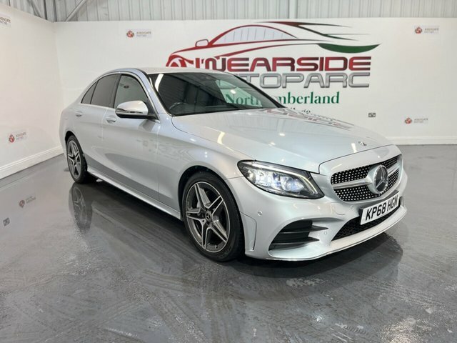 Mercedes-Benz C Class 2.0 C220d Amg Line Premium Saloon G-t Silver