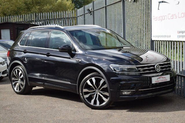 Volkswagen Tiguan 2019 2.0 Tdi R-line Suv Dsg 4Motion Eur KL68BWN Black #4